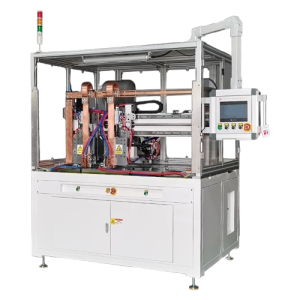 Máquina automática de soldadura por puntos con bisagras para paneles de puertas