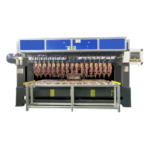 Máquina de soldadura por puntos de refuerzo de estante de supermercado de 34 puntos